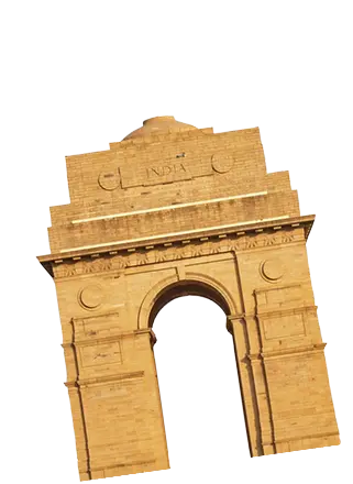 New Delhi skyline representing global team talent